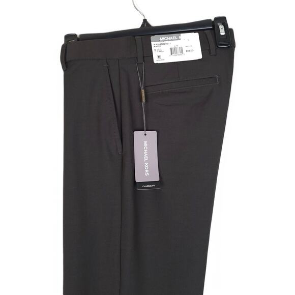 Michael Kors Men's Charcoal Dress Pants - Picture 1 of 6